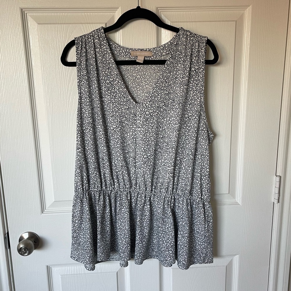 Banana Republic peplum tank